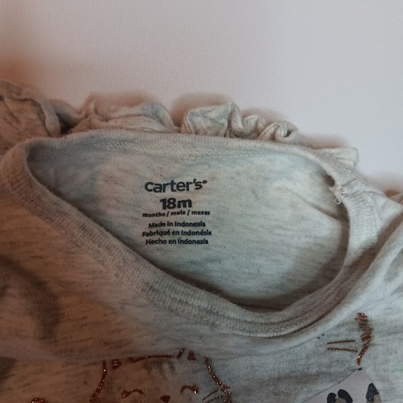 Carters Baby Shirt w/ Long Sleeves, 18M - Picture 3 of 3